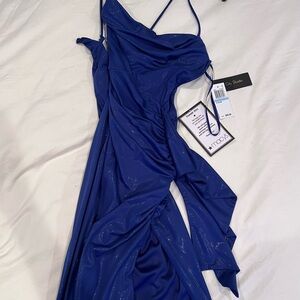 Royal Blue Wedding Guest/ Prom dress